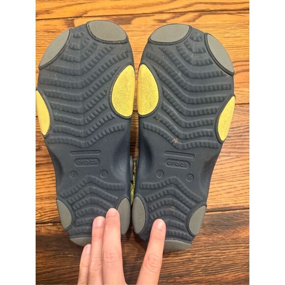 Crocs navy All Terrain Breathable Comfort Two Strap Slide Sandals Size 8 - Picture 4 of 5